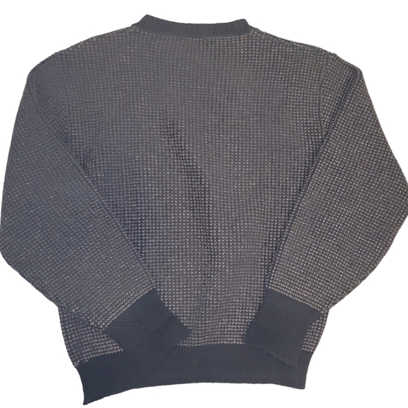 Wickbury Lambs Wool Blend Vintage Men's Knit Sweater Size: 44 - Picture 2 of 4